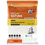 Pro Nature Organic Whole Wheat Atta 1 kg Pouch
