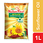 Nature Fresh Refined Sunflower Oil - Acti Lite 1 L Pouch