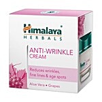 Himalaya Anti-Wrinkle Cream - Aloe Vera & Grapes, Free from Parabens & Alcohol 50 g