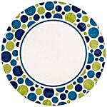 Origami Printed Paper Party Plates - 19 cm 10 pcs