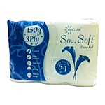 Origami Tissue Roll - 3 Ply 6x150 g Pouch Pack of 6