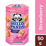Meiji  Hello Panda Biscuits - Creamy Strawberry 50 g Carton