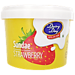 Dairy day Ice Cream- Strawberry Sundae 500 ml Box