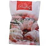 Buffet  Ready to Cook - Large Prawns (Peeled & Deveined) 250 g Pouch