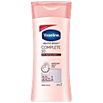 Vaseline Healthy Bright Complete 10 Anti-Ageing Body Lotion - 10 In 1 Skin Benefits + Vaseline Jelly, AHA, Non-Greasy 100 ml 