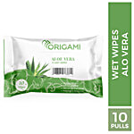 Origami So Soft Wet Wipes - Aloe Vera Flavour 10 Pulls 