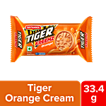 Britannia Tiger Kreemz Orange Flavoured Sandwich Biscuits 33.4 g 