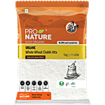 Pro Nature Organic Atta - Whole Wheat 5 kg Pouch