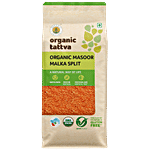 Organic Tattva Organic Masoor Dal Split 500 g Pouch