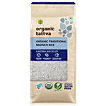Organic Tattva Organic Basmati Rice/Basmati Akki - White 1 kg Pouch