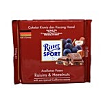 Ritter Sport Milk Chocolate - Raisins & Hazelnuts 100 g