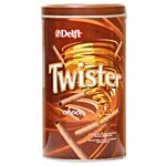 Delfi Twister Wafer Roll - Chocolate with Chocolate Cream 320 g 