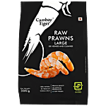 Cambay Tiger Prawns DVC - Small 300 g Pouch Deveined & Cleaned