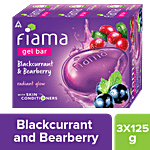 Fiama Blackcurrant & Bearberry Gel Bar 375 g (3 pcs x 125 g each)