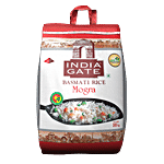 India Gate Basmati Rice/Basmati Tandul - Mogra/Broken 10 kg Bag