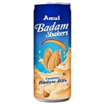 Amul Kool Milk Shake - Badam 200 ml Can
