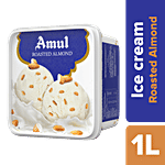 Amul Ice Cream - Roasted Almonds 1 L Tub