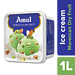 Amul Ice Cream - Moroccan Dry Fruit 1 L Tub