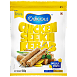 Delicious Seekh Kebab - Chicken 500 g Pouch