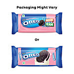 Cadbury Oreo Strawberry Creme Flavoured Chocolatey Sandwich Biscuits 41.75 g 