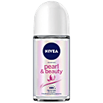 Nivea Pearl & Beauty Women Deodorant Roll On - For Smooth & Beautiful Underarms, 48h Protection 50 ml Bottle