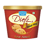 mother dairy Dietz Sugar Free Ice Cream - Kesar Almond 500 ml Cup