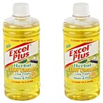 Excel Plus Herbal Floor Cleaner - Lime Fresh, Neem & Pine 500 ml Bottle (Buy 1 Get 1 Free)