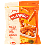 Godrej Yummiez Chicken Sausages - Cheese & Onion 250 g Pouch