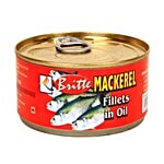 Britte  Mackerel - in Oil 185 g Tin