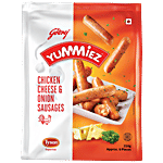 Godrej Yummiez Chicken Cheese & Onion Sausages 250 g Pouch