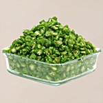 fresho! Green Chilly - Chopped 100 g