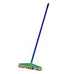 Gala Floor Wiper - Double Lip Rubber, Plastic Rod, 3.5 ft, Assorted 1 pc