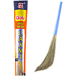 Gala Laxmi Grass Broom Made From Long Lasting Meghalaya Grass - 3.3 Feet, Colour May Vary 1 pc 