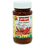 Priya Pickle - Red Chilli Without Garlic 300 g Bottle