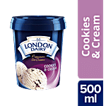 London Dairy Premium Ice Cream - Cookies & Cream 500 ml Tub