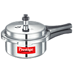 Prestige Aluminium Outer Lid Pressure Cooker - Bakelite Handle, Silver, Popular Plus 10000 2 L 