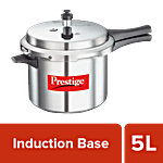 Prestige Popular Plus Aluminium Outer Lid Pressure Cooker - Induction Base, 10013 5 L 