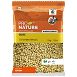 Pro Nature Organic Coriander (Whole) 200 g Pouch