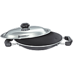 Prestige Omega Select Plus Non-Stick 20 cm Appachatty With Stainless Steel Lid - Black 1 pc