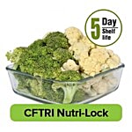 Fresho Cut Cauliflower & Broccoli, Washed 200 g