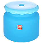 All Time Plastic Frosty Bathroom Stool - Blue 1 pc