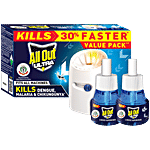 All Out Ultra Liquid Vaporiser Mosquito Repellent 45 ml (Machine + 2 Refills)