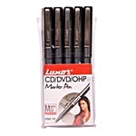 Luxor CD/DVD/OHP Marker Pen 5 pcs 