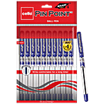BIC Cello Pinpoint Ballpoint Pens - Blue 10 pcs 