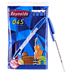 Reynolds 045 Ball Pen Set - Blue 10 pcs 