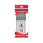 BIC Cello Finegrip Ball Pen - For Soft & Fine Writing, 0.7 mm 5 pcs