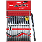 BIC Cello Maxriter Ballpen Set - Black 10 pcs