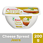 Amul Processed Cheese Spread - Jeera, Made from Pure Milk 200 g Tub