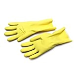 Natures Plus Rubber Gloves - Garden, Yellow 1 pair