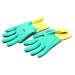 Natures Plus Rubber Gloves - Dual Colour 1 pair